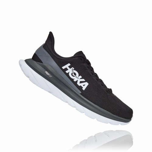 Hoka One One MACH 4 Road Running Shoes For Men India Black IN-8296